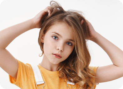 tender lovely young girl